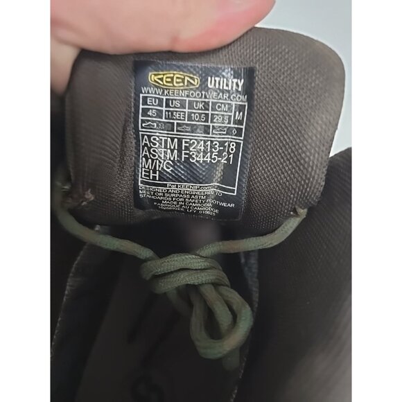 Keen Utility 1026892 PITTSBURGH ENERGY Composite Toe Work Boots Brown 11.5EE - Picture 4 of 8